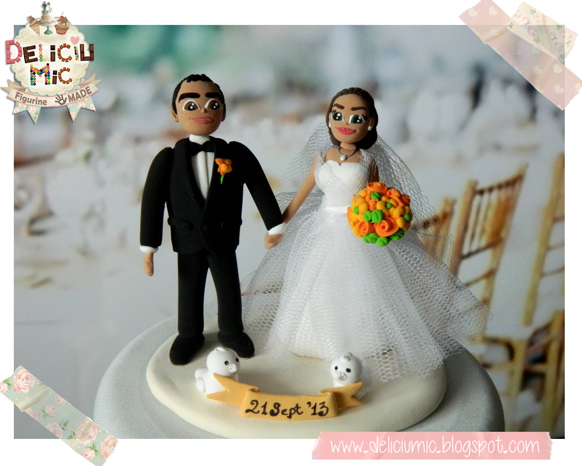 Figurine de tort pentru nunta – Mire si Mireasa